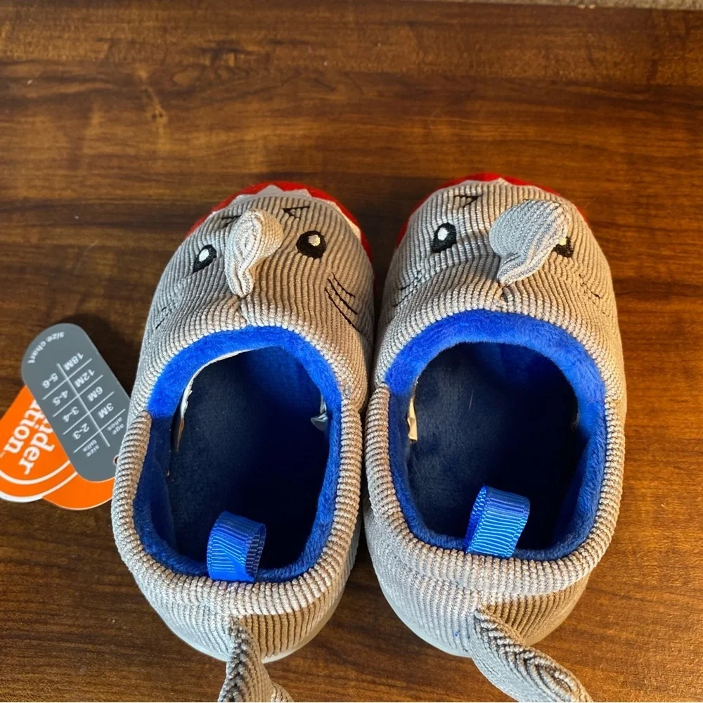 Wonder Nation Slippers Boys Size 6 Fits Up To 18 Months‎ New